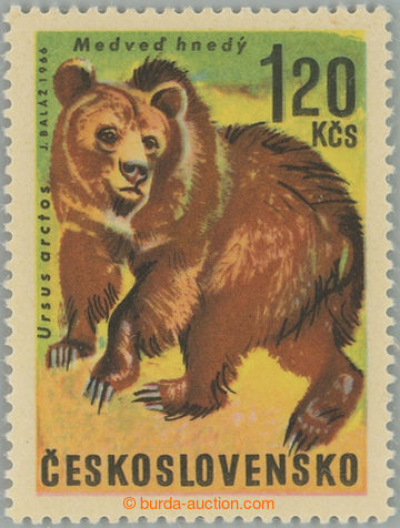 266741 - 1966 Pof.1572 DV, Lovná zvěř 1,20Kčs, s DV - seříznut
