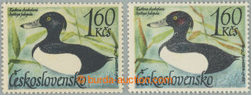 266745 - 1967 Pof.1593 VV, Vodní ptactvo 1,60Kčs, zn. bez tisku če