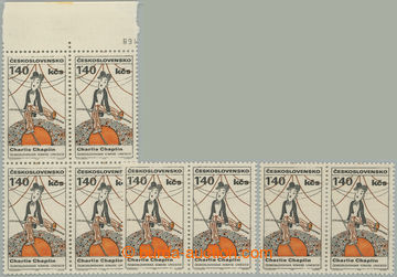 266763 - 1968 Pof.1728 DO, Chaplin 1,40Kčs, sestava DO - přetažen