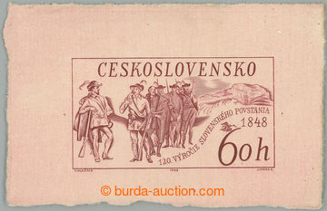 266765 - 1968 ZT Pof.1705, 120. výročí SP 1848, hodnota 60h, zkus