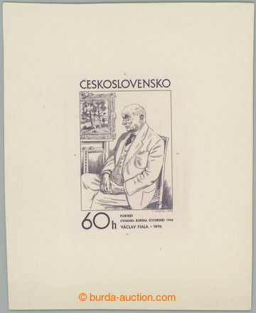 266786 - 1972 PLATE PROOF Pof.1950, Czech and Slovak Graphic Arts -