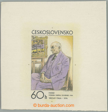 266787 - 1972 PLATE PROOF Pof.1950, Czech and Slovak Graphic Arts -