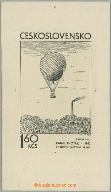 266792 - 1973 PLATE PROOF Pof.2007, Czech and Slovak Graphic Arts K.