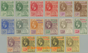 266794 - 1913-1921 SG.259-269, George V. and Sandbach 1C-96C, complet