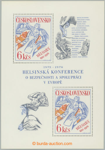 266839 - 1976 Pof.A2210 VV, aršík Helsinská konference, VV - nedot