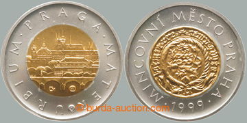 266868 - 1999 PRAHA - MINCOVNÍ MĚSTO / Bi medaile s motivem 50Kč