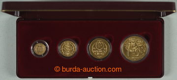 266877 - 1995 SADA ZLATÝCH MINCÍ KORUNA ČESKÁ 1995 / 1000CZK (can