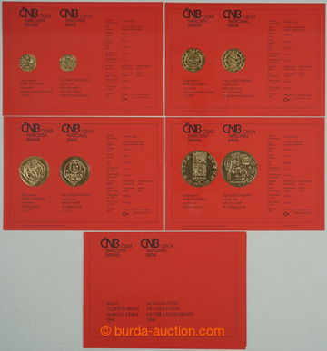266879 - 1996 KATALOGOVÉ KARTY / SADA ZLATÝCH MINCÍ KORUNA ČESKÁ