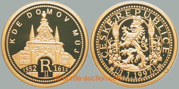 266881 - 1997 DUKÁTY KDE DOMOV MŮJ 1997 / Au medaile o váze 1-duk
