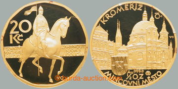266895 - 1998 KROMĚŘÍŽ - MINCOVNÍ MĚSTO / Au medaile s motivem