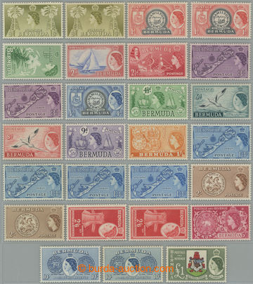 266915 - 1953-1962 SG.135-150, Elizabeth II. - Motives ½P - £1; com