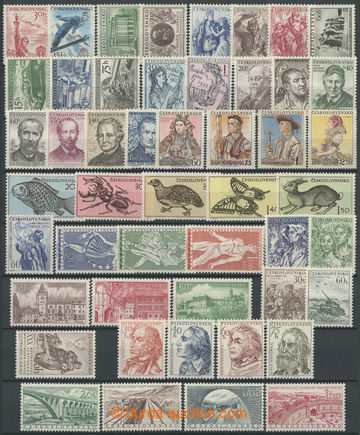 266933 - 1955 Pof. 814-867, kompletní ročník 1955 včetně aršík