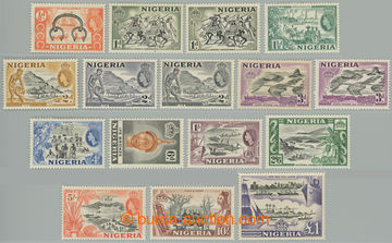 266958 - 1953-1958 SG.69-80, Elizabeth II. - Motives ½P - £1, nomin