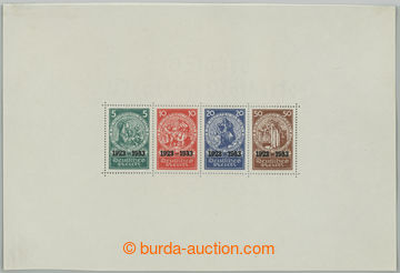 267019 - 1933 Mi.Bl.2, miniature sheet NOTHILFE, size 209x142mm, slig