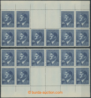 267057 - 1940 Pof.99, A.H. 50K, sestava VK6 a VK7 + VK1-4; svěží,