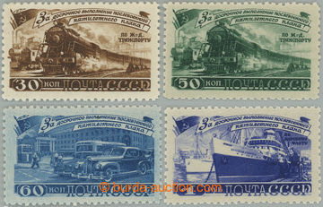 267137 - 1948 Mi.1252-1255, Transportation 30k - 1R; complete mint ne