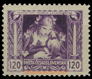 26721 - Pof.32F, 120h violet, line perforation 11½; (!), cata