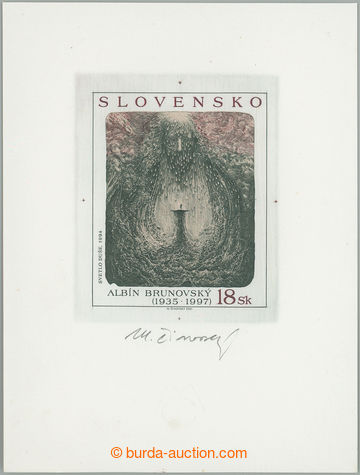 267219 - 2001 ZT Zber.251, Brunovský 18Sk, zkusmý otisk barevného