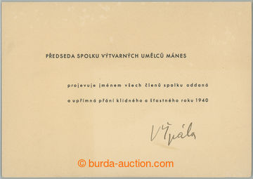 267340 - 1939 ŠPÁLA Václav (1885–1946), významný český malí