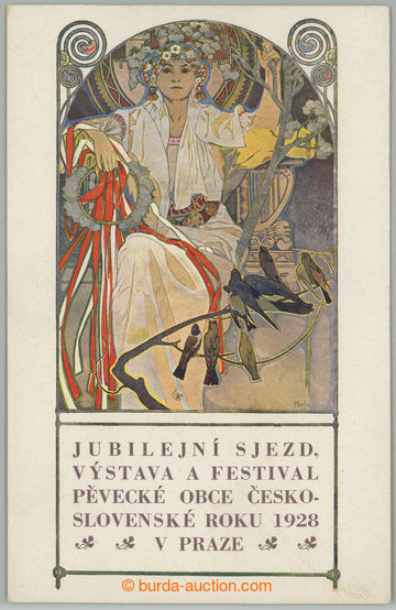 267343 - 1928 MUCHA Alfons (1860-1939), Jubilejní sjezd, výstava a