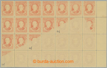 267390 - 1939 Sy.27A SOZ, Hlinka 20h oranžová, levý krajový 28-bl