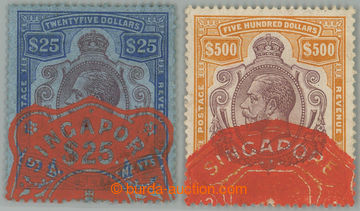 267392 - 1912-1933 SG.213, 240d, George V. $25, wmk Mult Crown CA and