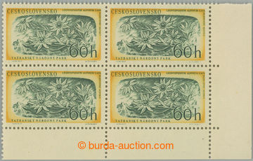 267407 - 1957 Pof.957 VV, TANAP, pravý dolní rohový 4-blok, VV - v