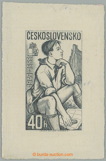 267426 - 1959 ZT Pof.1045, 10. výročí Pionýra 40h, zkusmý tisk