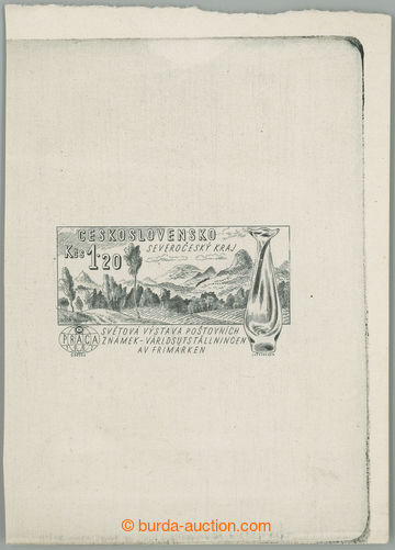 267432 - 1961 ZT Pof.1211, PRAGA 1962 1,20Kčs, otisk původní ryti
