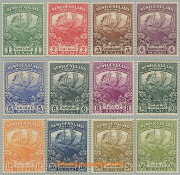 267482 - 1919 SG.130-141, Caribou 1c - 36c; complete popular set, fin