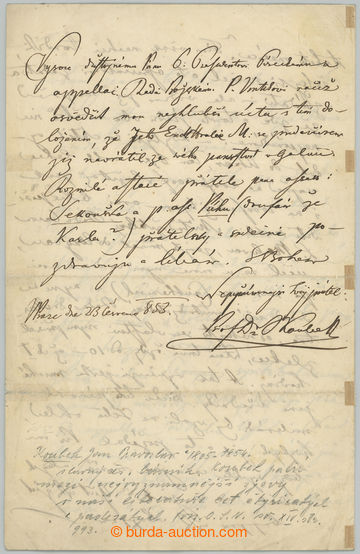 267510 - 1853 KOUBEK Jan Pravoslav (1805-1854), český a rakouský p