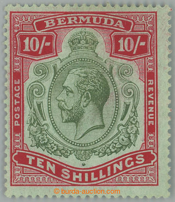 267519 - 1922 SG.54ca, George V. 10Sh green and red / blue-green with