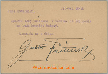 267537 - 1942 FRIŠTENSKÝ Gustav (1879–1957), český zápasník,