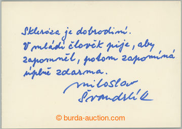 267540 - ŠVANDRLÍK Miloslav (1932-2009), významný český spisov