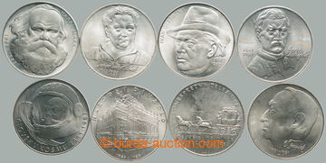 267603 - 1981-1983 ČSR II. / sestava 8ks pamětních Ag 100Kčs minc