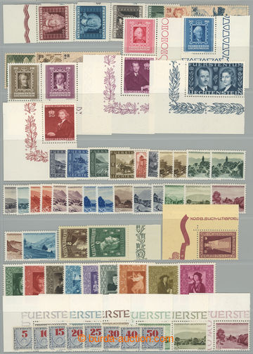 267626 - 1941-1949 SELECTION / complete sets and single stamps on sto