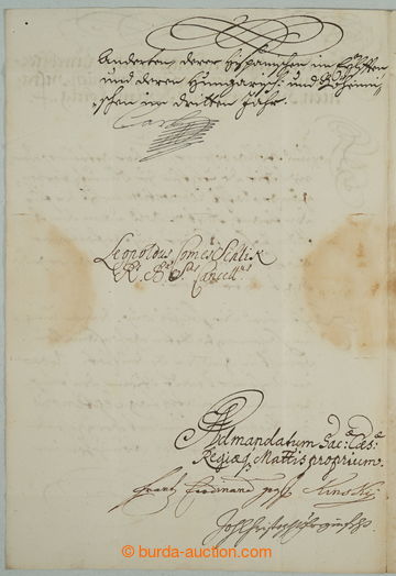 267700 - 1713 KAREL VI. (1685-1740), římský císař, otec Marie Te