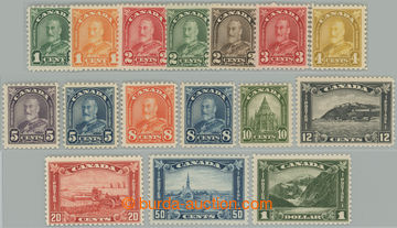 267735 - 1930-1931 SG.288-303, George V. 1C-$1; very fine and favouri