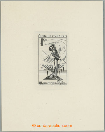 267767 - 1965 ZT Pof.1446, III. celostátní spartakiáda 1Kčs, zkus