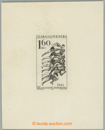 267768 - 1965 ZT Pof.1447, III. celostátní spartakiáda 1,60Kčs, z