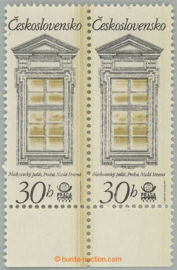 267771 - 1977 Pof.2241 VV, Okna 30h, vodorovná 2-páska s dolním ok