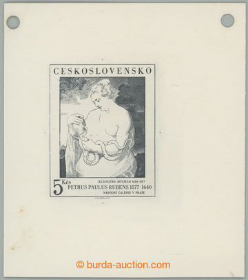 267775 - 1977 ZT Pof.2288, Rubens 5Kčs, zkusmý otisk rytiny v čer