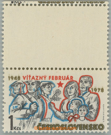267777 - 1978 Pof.2294 VV, 30. výročí Února, zn. z horní řady s