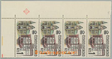 267789 - 1978 Pof.2330 DO, Nová Praha 1Kčs, levá dolní svislá ro