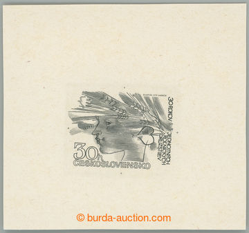 267823 - 1979 ZT Pof.2358, Výročí JZD 30h, zkusmý tisk rytiny v