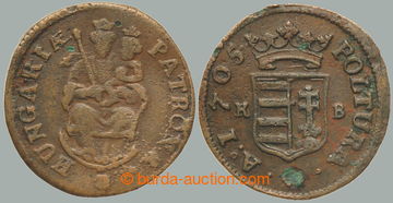 267835 - 1705 UHRY / Malkontenti (1703-1711), Cu poltura 1705 KB; nep