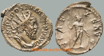 267871 - 262 ŘÍM / Postumus (260-269), Bi antoninianus, Rv.: VIRTVS