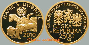 267892 - 2010 ČR / 2500Kč 2010 - Hamr v Dobřívě, proof, hmotnost