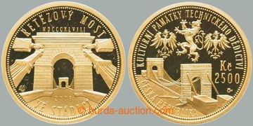 267898 - 2008 ČR / 2500Kč 2008 - Řetězový most ve Stádlci, proo