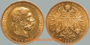 267915 - 1898 František Josef I. (1848-1916), 20 Koruna 1898 b.z., h